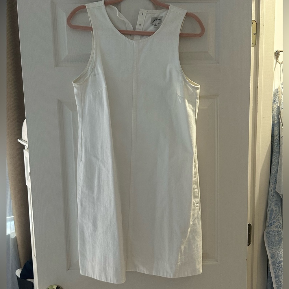 Jcrew White Denim Deess